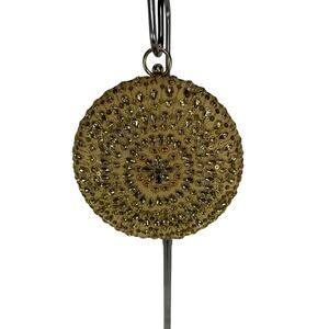 Gold Vintage Style Circular Clutch